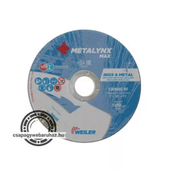 METALYNX MAX INOX vágókorong 125x1,0x22,2 E20A60S-BF