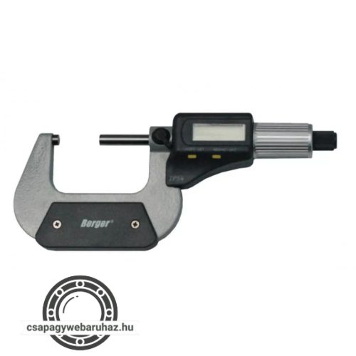 Digitális kengyeles mikrométer IP54 0-25/0,001mm BERGER
