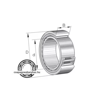 NAO 6X17X10 TV IS1 XL INA tűgörgős csapágy
