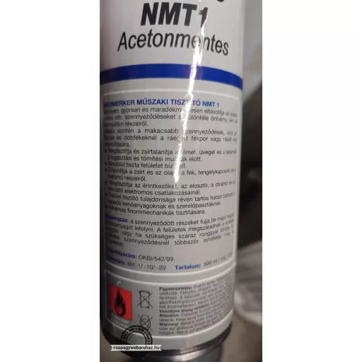 Műszaki tisztító NMT1 Neumerker 500 ml , acetonmentes