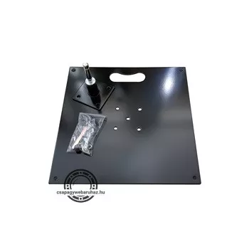   3,9m-es  kültéri strandzászló-rúdhoz ROTÁTOR  és ACÉLTALP (2db-ból áll)