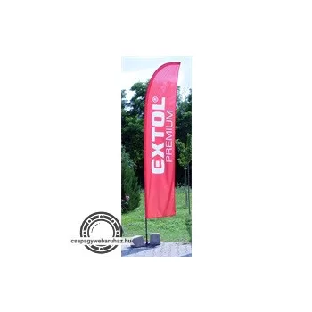   Extol Premium kültéri STRANDZÁSZLÓ 3,9m-es rúdhoz - csak a zászló része talp és árbóc nélkül!