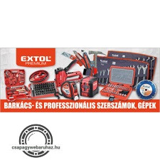 molinó, EXTOL PREMIUM, KÉZISZERSZÁM vegyes, 80×200cm,  PVC ringlizve, kül- és beltérre - ÚJ