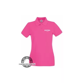   galléros póló, Lady-Fit premium, L méret, Extol Lady logóval