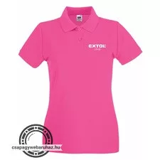 galléros póló, Lady-Fit premium, XL méret, Extol Lady logóval