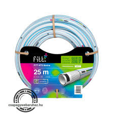PVC locsoló tömlő 19/24 25BAR 25M FITT NTS MARINE , csavarodás mentes , 6 rétegű