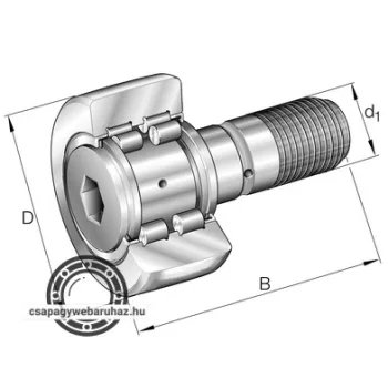 PWKR 47-2RS-XL INA csapos támasztógörgő