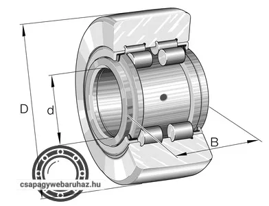 PWTR 2562-2RS-XL INA támasztógörgő