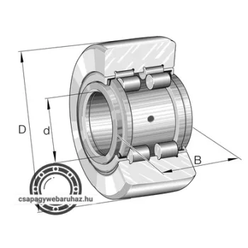 PWTR 4090-2RS-XL INA támasztógörgő
