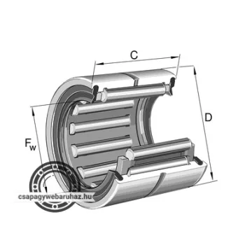 RNA 4910-2RSR-XL INA tűgörgős csapágy