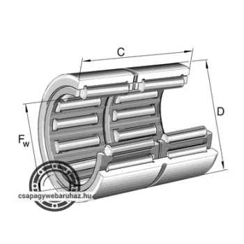 RNA 6914 ZW XL INA tűgörgős csapágy