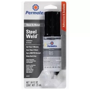 Permatex Steel Weld Epoxi ragasztó fémekhez, 4 perc, 25 ml