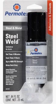 Permatex Steel Weld Epoxi ragasztó fémekhez, 4 perc, 25 ml