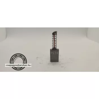 Szénkefe 5X12X20 drótos rugós tányéros