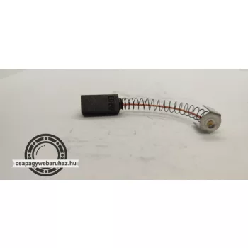 Szénkefe 6.3X10X22 rugós füles