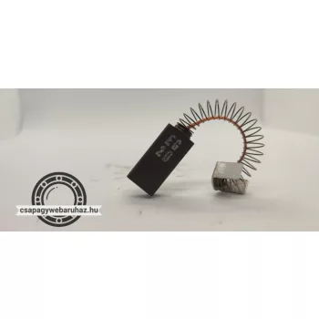 Szénkefe 6.3X11X25 drótos rugós füles