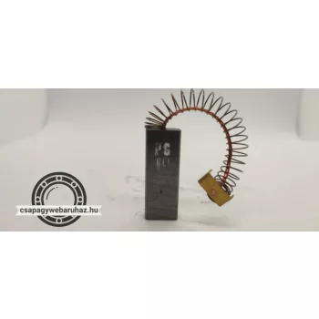 Szénkefe 6.3X11X30 drótos rugós lapkás