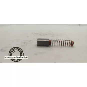 Szénkefe 6.3X6.3X13.5 rugós