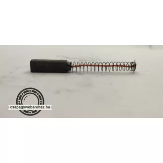 Szénkefe 6.3X6.3X20 rugós tányéros