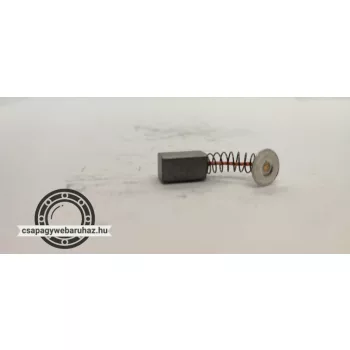 Szénkefe 6.3X8X12 drótos rugós tányéros