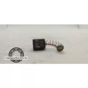 Szénkefe 6X9X11.5 rugós tányéros