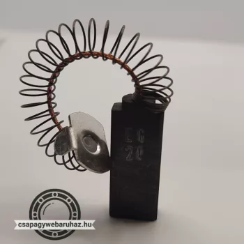 Szénkefe 6.3X12.5X32 drótos rugós füles