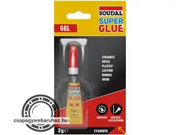 Soudal Super Glue pillanatragasztó gél 3gr