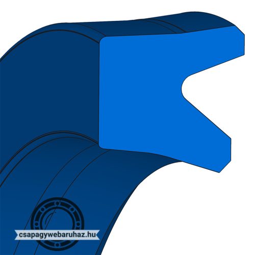 100X120X14.6/16 T20 PU 24187222 MERKEL rúdtömítés