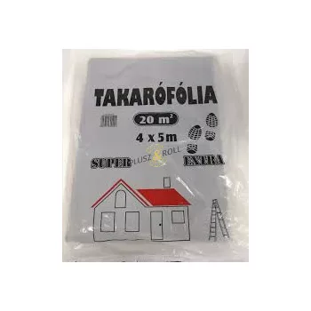   LZ takarófólia létrázható extra vastag PE 20m2 (4x5m) 40mikron szürke