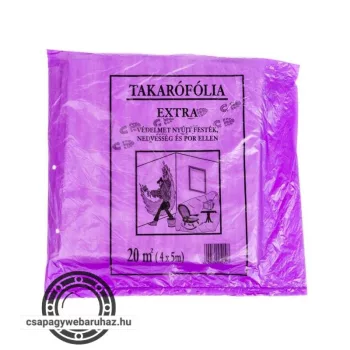 LZ takarófólia PE 20m2 piros