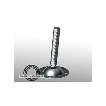   GÉPLÁB , lefúrható fém gépláb talp=113mm M16X145 FIX 1500kg  mag:187mm
