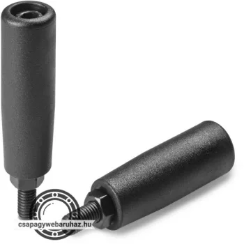   Tekerőkar M144 kar átmérő:23 hossz:68mm  , M8X15 , apa kivitel  , forgó fogantyú csvarral és anyával