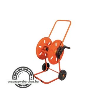   Tömlőkocsi festett piros dobbal , tömlő kapacitás:1/2˝=50fm , 211