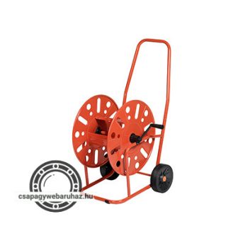   Tömlőkocsi fém dobbal , tömlő kapacitás:1/2˝=80fm 3/4˝=50fm , 312