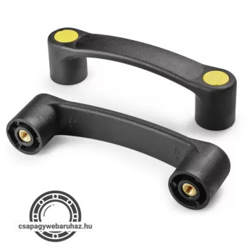   U fogantyú B326  teljes hossz:140mm furat:117mm teljes magasság:40mm furat:M5X12 fogantyú menetes betéttel és sapkával