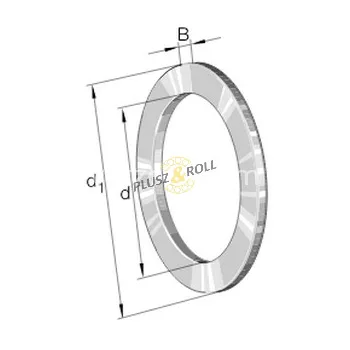 WS 89311 INA axiális csapágy