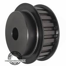 XL 037 fogszám:10 , szíjszélesség:9,398mm , tárcsa átmérő: 16,17mm , megmunkálhatósági határok:1-5mm , fogosztás:5,08mm , acél fogasszíjtárcsa