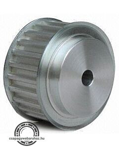 XL 037 fogszám:22 , szíjszélesség:9,398mm , tárcsa átmérő: 35,57mm , megmunkálhatósági határok:1-15mm , fogosztás:5,08mm ,  aluminium fogasszíjtárcsa