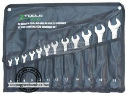 Z-TOOLS csillag-villás kulcskészlet 12r. 6-22mm CrV