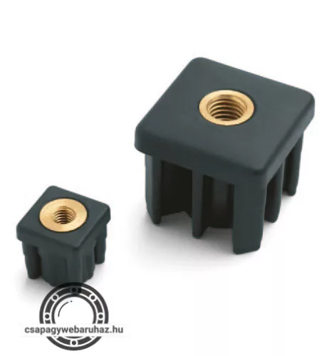 ZÁRTSZELVÉNY DUGÓ TCM68 négyzetes külső=40X40 belső=36X36 M10 , teherbírás:750kg , zártszelvény falvastagság:2mm