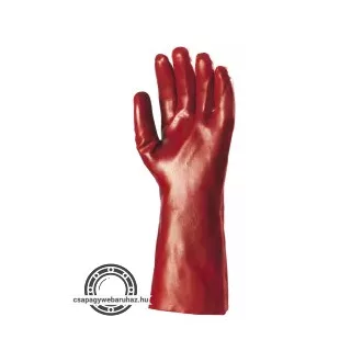   Coverguard 3620 piros saválló, 36 cm hosszú PVC kesztyű XL-10 méret