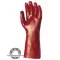 Coverguard 3620 piros saválló, 36 cm hosszú PVC kesztyű XL-10 méret
