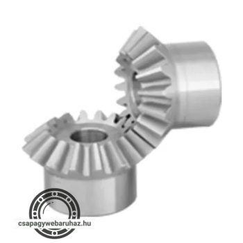   Kúpfogaskerék pár 1:1 , modul=1 , egyenes fogazatú , fogszám:30/30